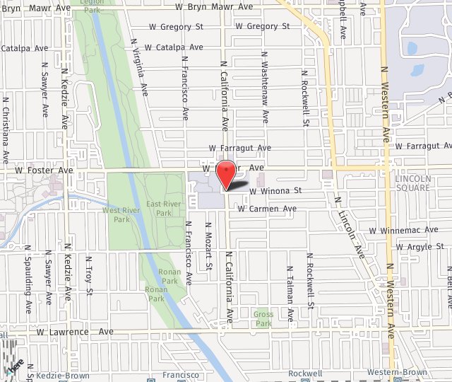 Location Map: 5140 N. California Ave. Chicago, IL 60625